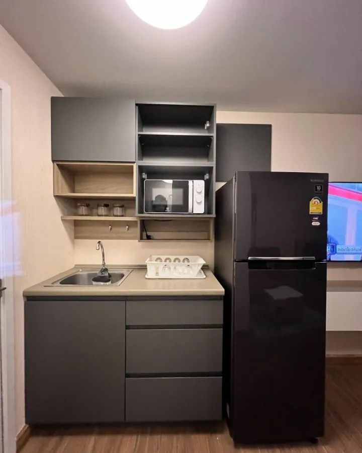 For rent, Plum Condo Paholyothin 89, corner room, not crowded, very good price, very nice decoration Not booking is a big mistake.