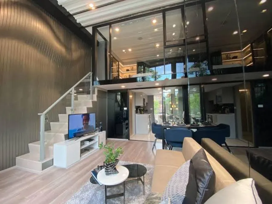 Sale down payment Knightsbridge Space Rama 4, beautiful position, high floor, long view to Asoke, don't miss it.