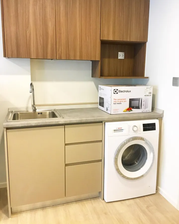 ปล่อยเช่า Kave Condo อาคาร B ชั้น 2 วิวไม่บล็อค ห้องกั้นเป็นสัดส่วน พร้อมเครื่องซักผ้าในตัว สนใจเลย