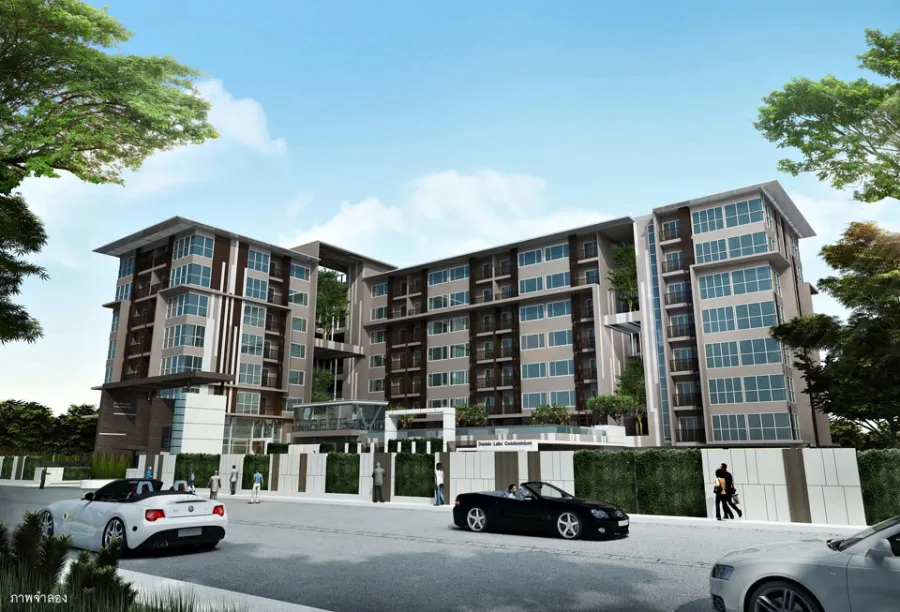 ให้เช่า Double Lake Condominium 1นอน เฟอร์ครบ โซฟานุ่มสบาย พร้อมอยู่ จองเลยจ้า ช้าหมดอดฟินนะจ๊ะ