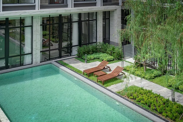 ขาย ให้เช่า Condo Dolce Lasalle ห้องพร้อมอยู่ เฟอร์ เครื่องใช้ไฟฟ้าครบ ลากกระเป๋าเข้าอยู่ได้เลย
