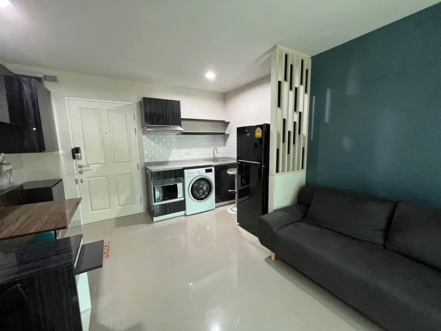 ให้เช่า คอนโด The Link Vano Sukhumvit 64 ห้องแต่งสไตล์โมเดิร์น ติดวอลเปเปอร์ทั้งห้อง สนใจจองเลย