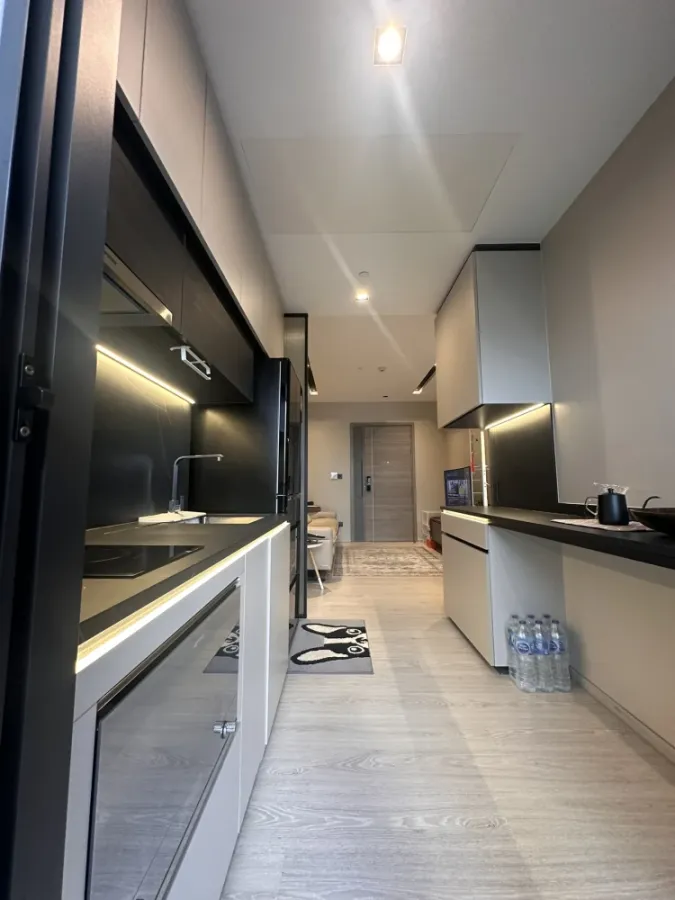 Condo for rent: The Room Sukhumvit 38, beautiful room, 15th floor, central garden floor, next to the garden, view of the garden and Chao Phraya River,