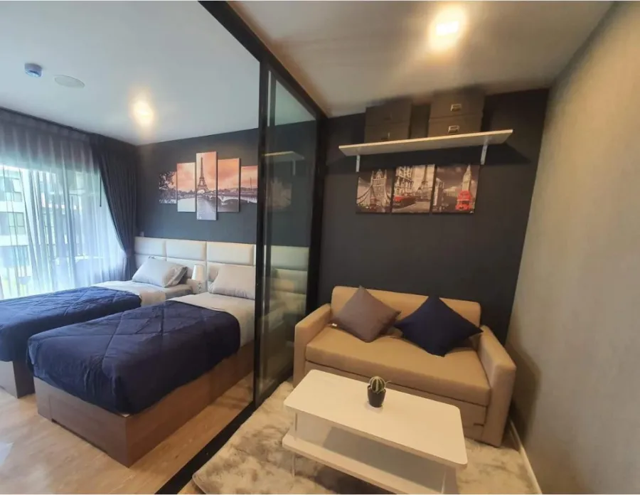 ให้เช่า Kave Town Shift แต่งห้องสวยมากก บิวท์อินกระจกบานใหญ่สุดๆ แถมได้วิวส่วนกลางแจ่มๆ ห้ามพลาดจ้า