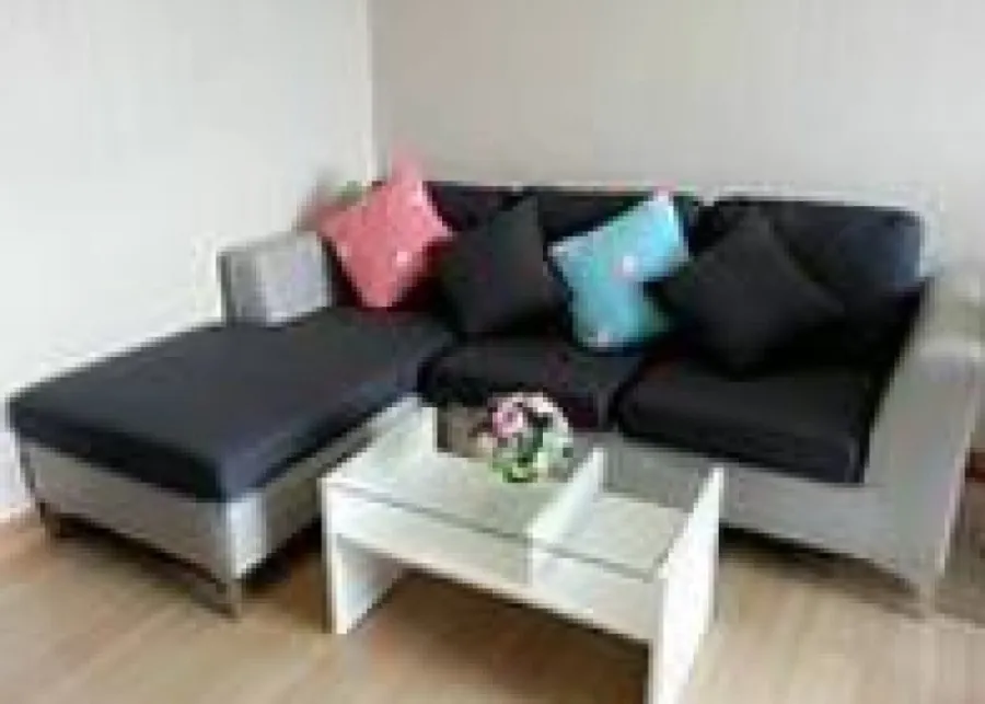 For rent, Plum Condo, Phahon Yothin 89, beautiful room, everything is ready. White tone, clean eyes. Rent it now. Urgent.