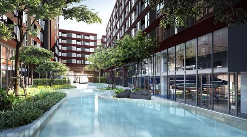 Selling pre-order KAVE TU Thammasat, opposite Chiang Rak Gate, Building D, 3rd floor, D336, 1,51 million baht, beautiful room, good view, urgent