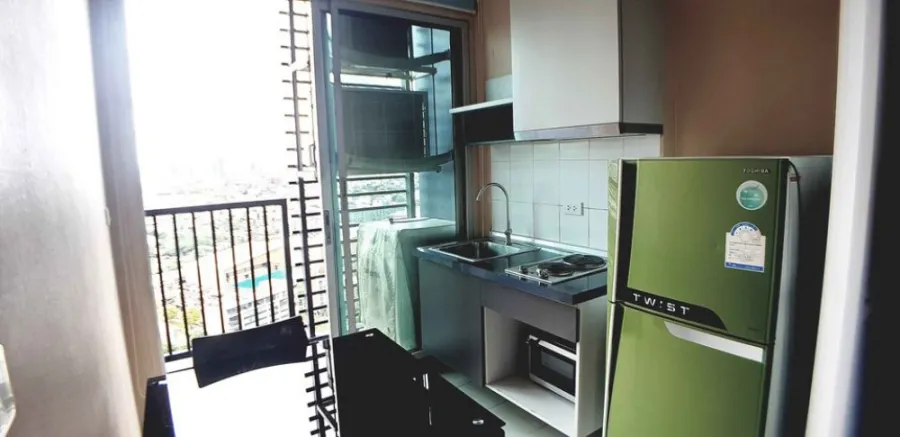 Condo for rent, The Base Sukhumvit 77, high floor, beautiful view, ready to move in, convenient transportation, near shopping areas, don't miss it!