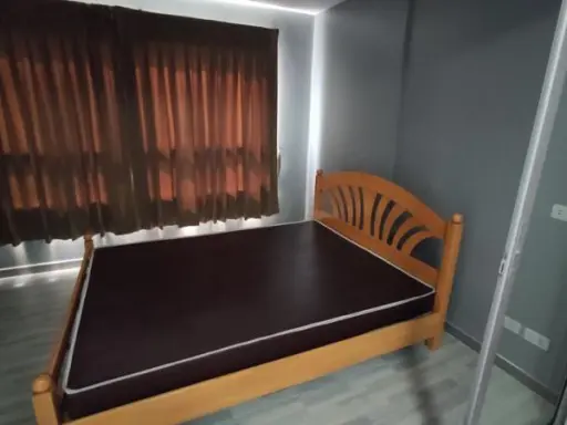 For rent D Condo Rattanathibet, good view, clear room large living room large balcony Miss it and miss it