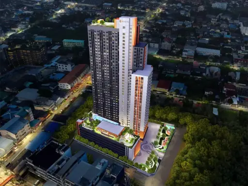 Selling down payment for The Origin Sukhumvit - Praksa, 34th floor, good project, complete common areas, reserve now!