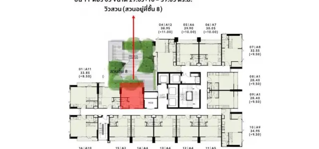 ขายดาวน์ เดอะ รีเซิร์ฟ พหล-ประดิพัทธ์ ห้องตำแหน่งสวย วิวสวน ราคา PRE-SALE ขายเพียง 5,350,000 ล้านบาท images