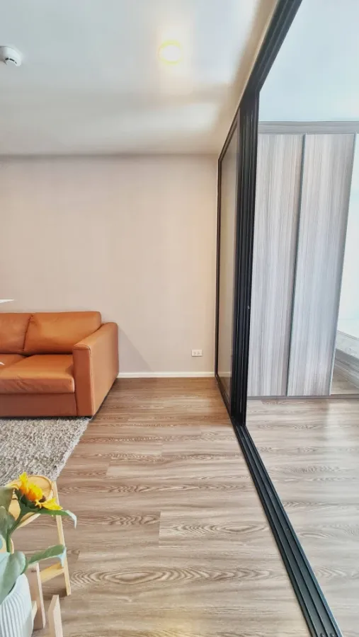 Condo for rent at The Origin Ramintra 83 Station. The unit is partitioned into separate, clearly defined zones. The price is affordable. Book now!