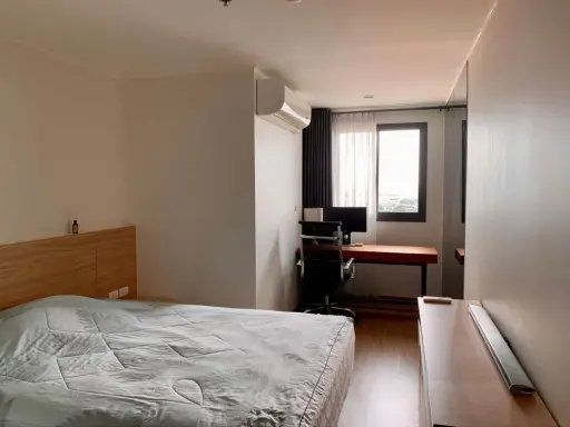 Urgent sale, U Delight Residence Riverfront Rama 3, 25th floor, Chao Phraya River curve view, inexpensive price, book now.