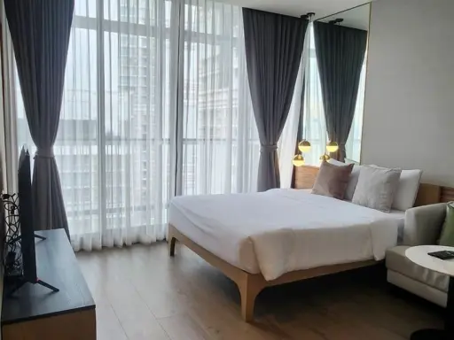 ให้เช่า พาร์ค 24 ออริจิ้น พร้อมพงษ์ ชั้นสูง ห้องสตูดิโอ มี Walk-in Closet ใส่ของได้จุใจมาก ห้ามพลาด images