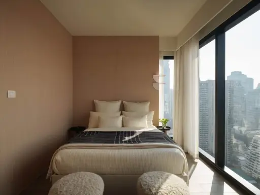 ปล่อยเช่า The Lofts Silom Duplex 2 ห้องนอน 2 ห้องน้ำ เพดานสูง 5.6เมตร ชั้น 29 ทิศตะวันออก City View จองเลย
