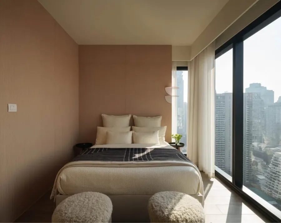 ปล่อยเช่า The Lofts Silom Duplex 2 ห้องนอน 2 ห้องน้ำ เพดานสูง 5.6เมตร ชั้น 29 ทิศตะวันออก City View จองเลย