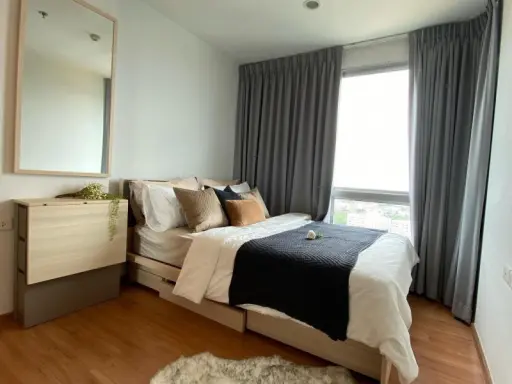 Condo for rent, The Base Sukhumvit 77, fully furnished, ready to move in, 36th floor, Building B, friendly price, don't miss it!!