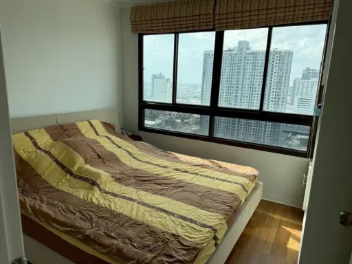 For rent: Lumpini Place Ratchada-Tha Phra, high floor, ready to move in, good breeze, city view. Hurry and reserve now before it's too late+++ images