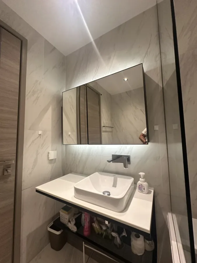 Condo for rent: The Room Sukhumvit 38, beautiful room, 15th floor, central garden floor, next to the garden, view of the garden and Chao Phraya River,