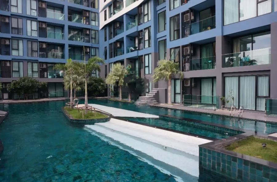Condo for rent, Acqua Condominium, Pattaya, near the sea, beautiful view, urgent!! Don't miss it