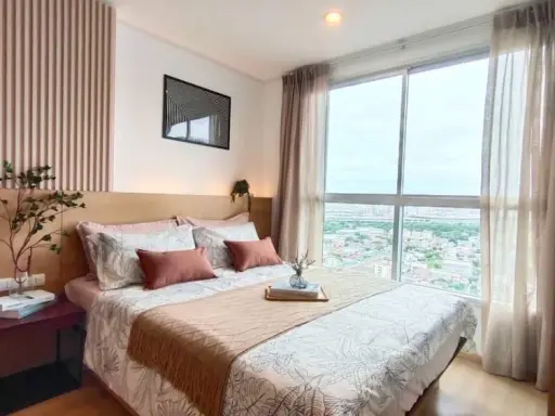 For sale U delight 2 @ Bangsue Station, beautifully decorated room, Minimal style, good like this, don't miss it.