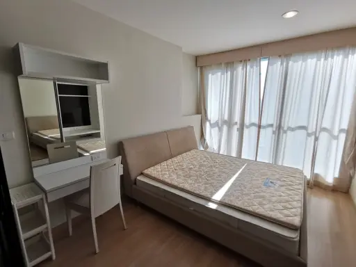 For Rent Life @ Ladprao 18, spacious and inviting room, 25th floor, has a high view, comes with complete amenities, don't miss it.