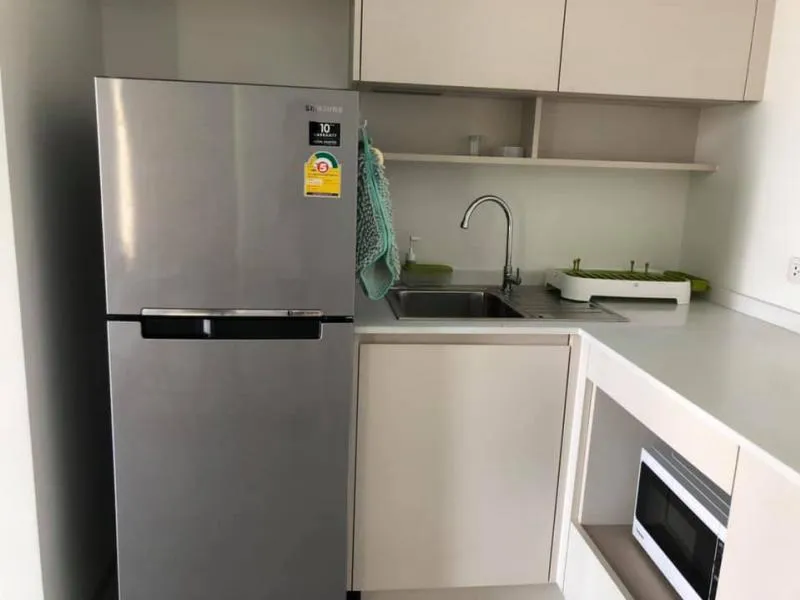 Condo for sale Chapter one Eco Ratchada Huai Khwang, corner room, 1 bedroom, fully furnished, ready to move in, great view, urgent