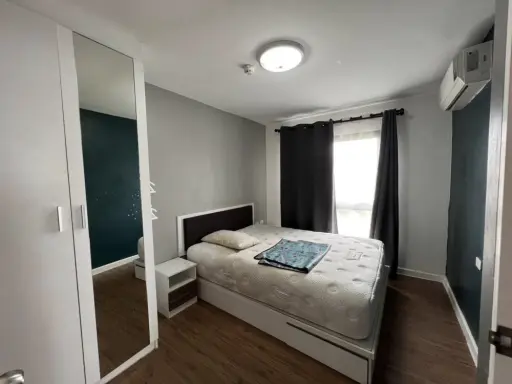 For rent, I Condo Salaya, 7th floor, large room, fully furnished, don't just look.