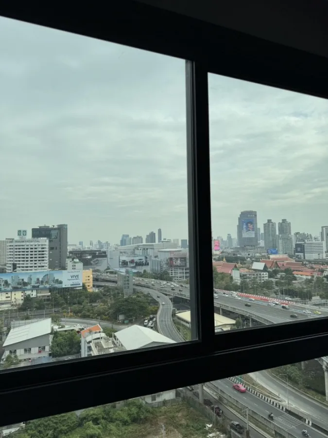 For rent!! Condo Ideo Rama 9 - Asoke, 17th floor, Building B, fully furnished. Ready to move in, don't miss it!!