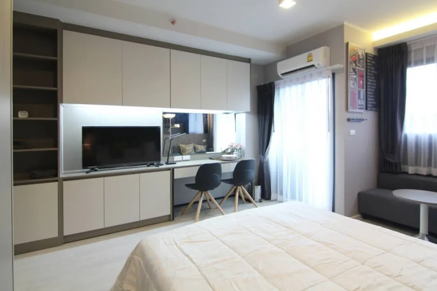 Condo for rent, Ideo Sukhumvit 93, built-in furniture and complete electrical appliances. Can't miss it anymore.