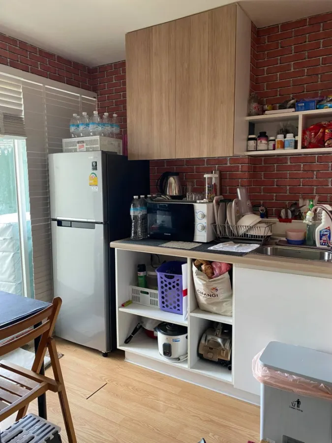 Condo for sale Lumpini Ville On Nut - Phatthanakan, 1 bedroom, 1 bath, built-in room, fully furnished, very cheap