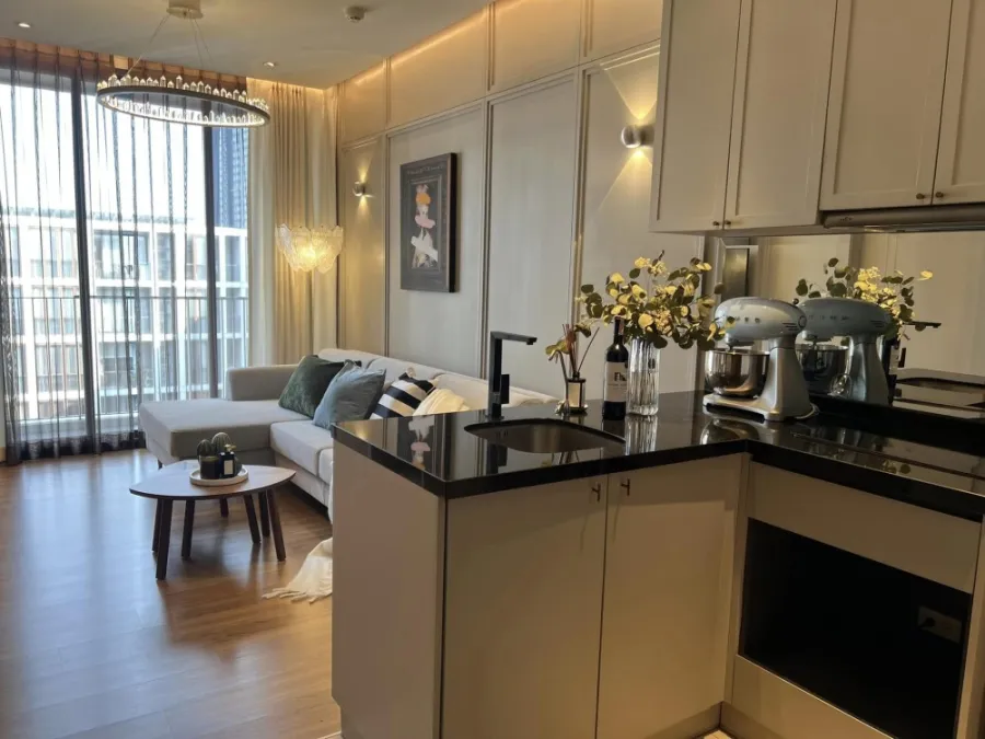 Condo for rent, sale, Hasu Haus Onnut, nice room, decorated in modern style, fully furnished, great price, accept reservations