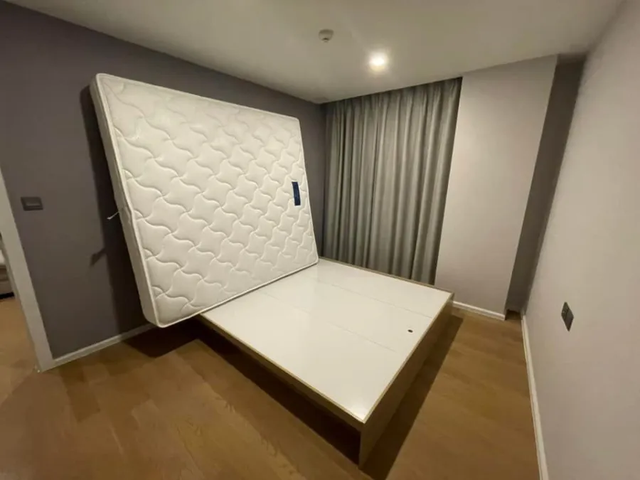 For Rent Suan Bua Residence Aree-Ratchakhru The room decorated in warm tones, comfortable for the eyes. partition Don't miss a lot