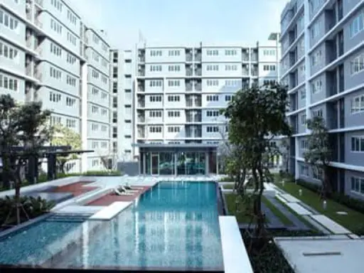 Selling D Condo Ramindra, 8th floor, Building B, 2 bedrooms, ready to move in, good location, hurry to reserve before it's gone!!