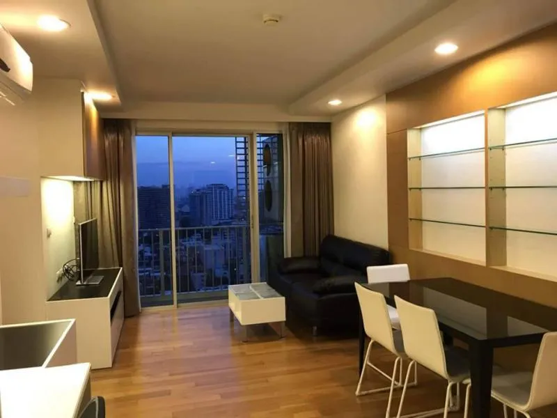 Condo for rent, ABSTRACTS Phahonyothin Park, 2 bedrooms, 1 bathroom, 60 sqm., 23rd floor, very new room, clean, nice to move.