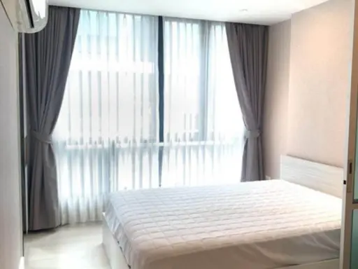For rent: The Cube Nawamin-Ramintra, 5th floor, swimming pool view, fully furnished, nice to live in. If interested, hurry and reserve now. Don't wait