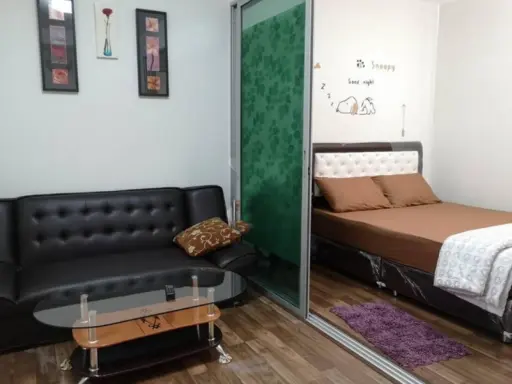 Condo for rent, A Space Me, Bangna, South West. The furniture is ready. Don't miss it.