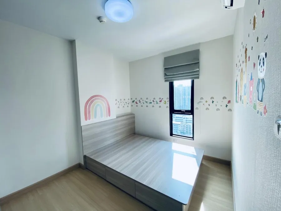 For sale, for rent, Supalai Loft, Talat Phlu Station, 19th floor, open view, fully decorated. Whether you want to invest or stay yourself, it's worth