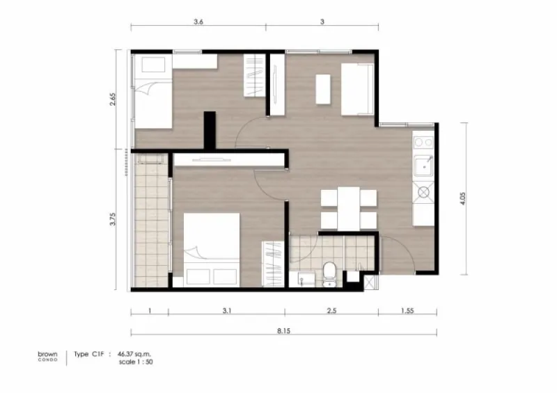 ให้เช่าด่วน!! บราวน์ คอนโด รัชดา 32 ชั้น 4 ห้องสวย เฟอร์ครบ พร้อมอยู่ ห้ามพลาด!!