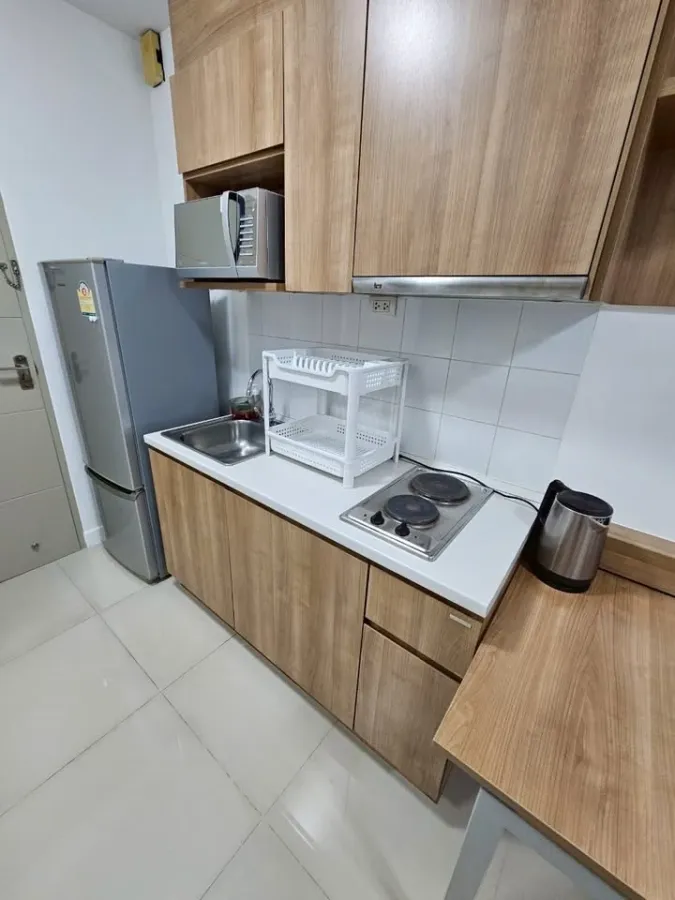 For rent: Ideo Mix Sukhumvit 103, a nice room, fully furnished, beautiful view, not blocked. If it's this good, hurry and reserve now.