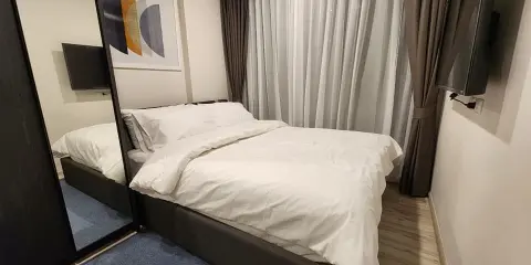 For rent XT Huaikhwang Condominium ห้องน่าอยู่ มีระเบียงเป็นสัดส่วนที่ลงตัว ราคาคุ้ม จองเลย