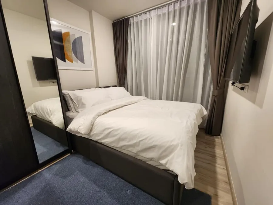 For rent XT Huaikhwang Condominium ห้องน่าอยู่ มีระเบียงเป็นสัดส่วนที่ลงตัว ราคาคุ้ม จองเลย