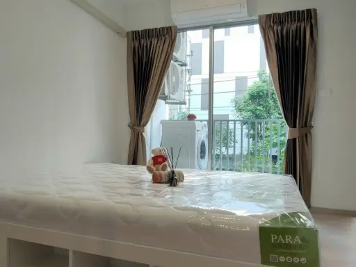 Condo for rent, Senakit, mrt Bang Khae, nice room, fully furnished, 2nd floor, the weather is not hot, not baked, good price, hurry to book