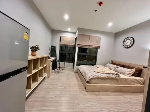 Condo for rent, The Tree Huamark Interchange, studio room, decorated very cute, very pleasant, do not miss booking. images