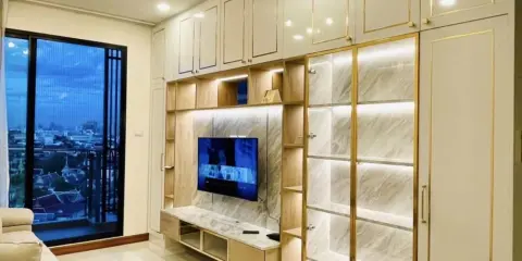 ให้เช่า คอนโด Supalai Premier Charoen Nakhon ห้องน่าอยู่ เฟอร์ครบ ชั้นสูง วิวสวย ราคาดี รีบจองเลย