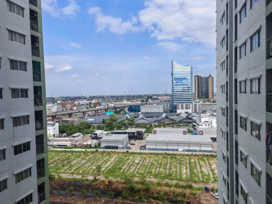 ให้เช่า Lumpini Mega city Bangna วิวสวย The Glass Market Bangna พร้อม เฟอร์นิเจอร์ + เครื่องใช้ไฟฟ้าครบ เข้าอยู่ได้เลย