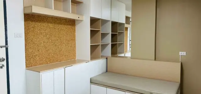 ขาย Beston Condo 1 ห้องหัวมุม วิวโล่ง ไม่มีตึกบัง โปร่งโล่ง สบายตา เฟอร์นิเจอร์บิวท์อินทั้งห้อง จองเลย images