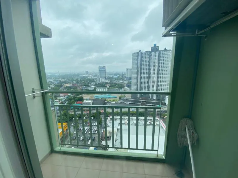 Condo for rent, Lumpini Place Srinakarin-Huamark Station, very beautiful room, full furniture, beautiful view, urgent room like this.