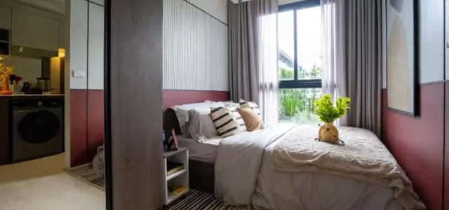 ขายดาวน์ Condo Nue Cross คูคต ห้อง Studio 22.3 ตร.ม, ตึก B ชั้น 7 พร้อม built-in รีบซื้อเลย images