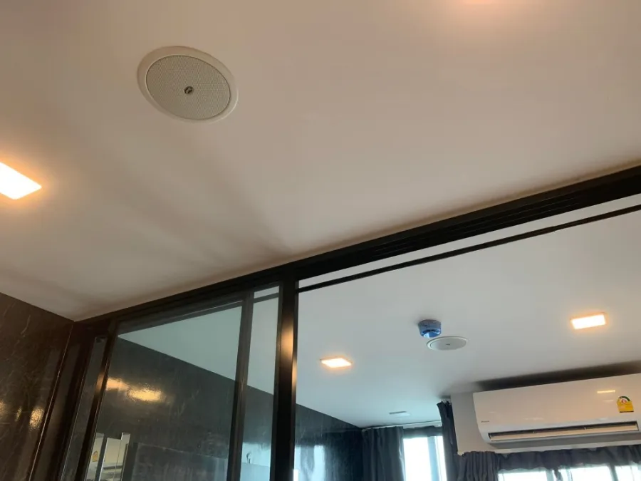 For rent, Atmoz Chaengwattana, separated room Furniture + electrical appliances look good, come at a great price, book now.