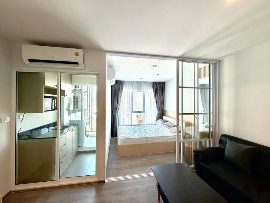 ให้เช่าคอนโด Regent Home Bangna ห้อวกั้นแยกชัดเจน เฟอร ์เครื่องใช้ไฟฟ้าครบ มาแต่ตัวเข้าอยู่ได้เลย อย่ารอช้า